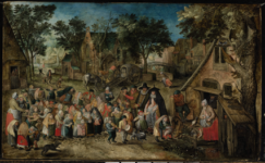 NYFAA assisted sale:
The Whitsun Bride, Pieter Breughel the Younger
Sotheby's, New York, sold for $700,000 USD (property from
a West Coast estate)