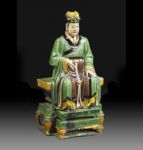 NYFAA assisted sale:
Sancai-Glazed Stoneware Figure of a Daoist Deity, Ming Dynasty
Sold at a New York auction for 149,000 USD (property of
the Estate of Eric Lidow, Los Angeles)