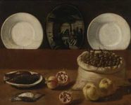 NYFAA assisted sale:
Still Life with Plates, A Sack Filled with Olives, Game, Pomegranates,
and Quince, Paolo Antonio Barbieri
Sotheby’s New York, sold for $181, 000 USD