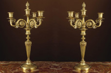 NYFAA assisted sale:
Pair of George III Silver-Gilt Three or Four Light Candelabra,
Paul Storr, London, 1808
Sotheby’s New York, sold for $325, 000 USD Art and Jewelry Appraisers at NYFAA in New York, Washington DC, and Boston, MA.